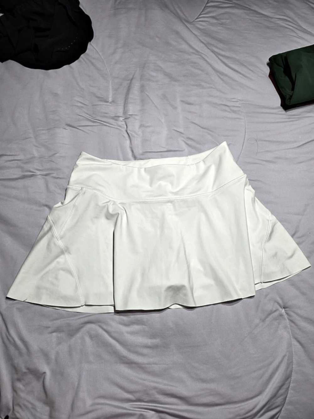 Athleta Ace Tennis Skort 13 1/2" White Athletic Skirt Large